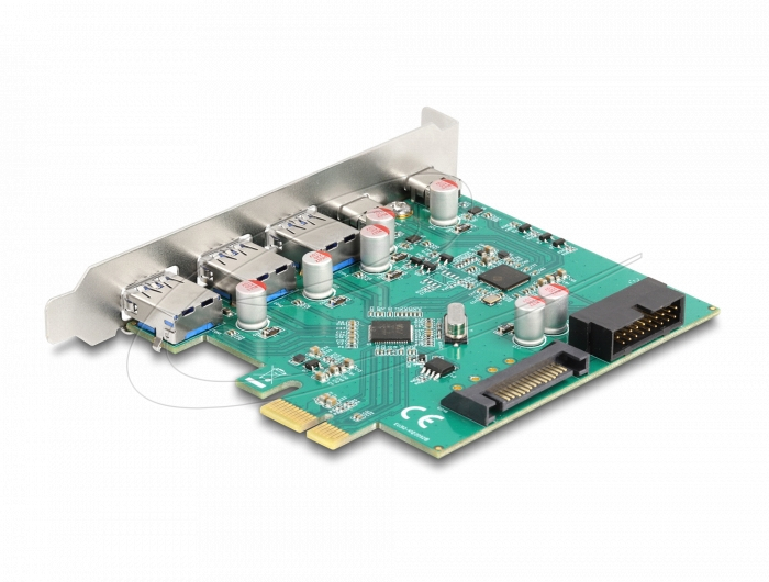 Υπολογιστές :: USB Hubs :: Delock 90109 USB 5 Gbps PCI Express x1 Card