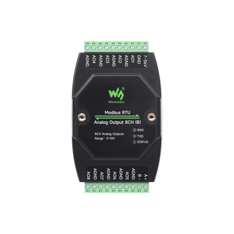 Ηλεκτρονικά :: Μετατροπείς Τάσης :: Waveshare Modbus RTU 8-Channel ...