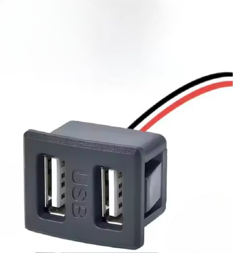 Usb Long Socket Ηλεκτρονικά :: Καλώδια, Επεκτάσεις & Βάσεις :: Double Layer USB Socket ...