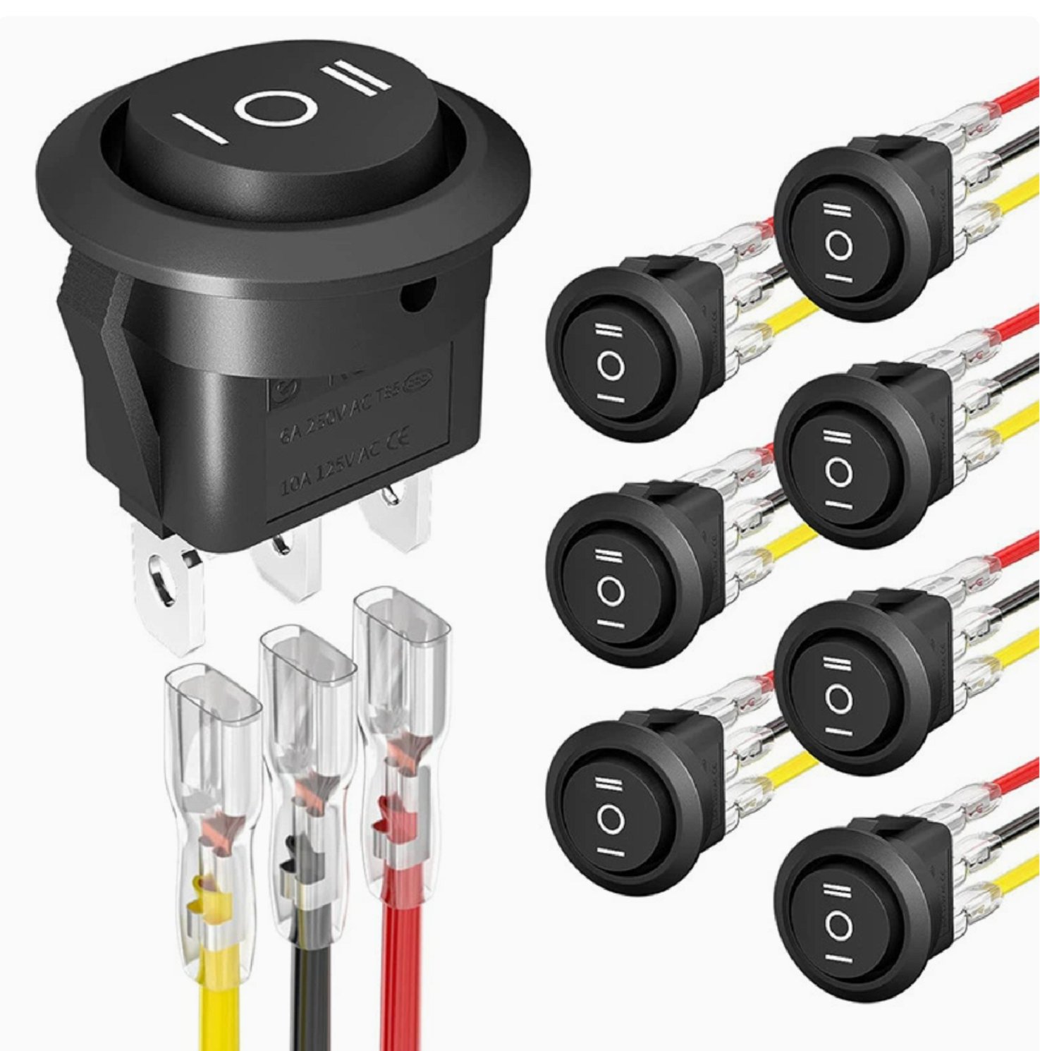 Ηλεκτρονικά :: Εξαρτήματα :: Toggle Switch :: Round Rocker Switch ON ...